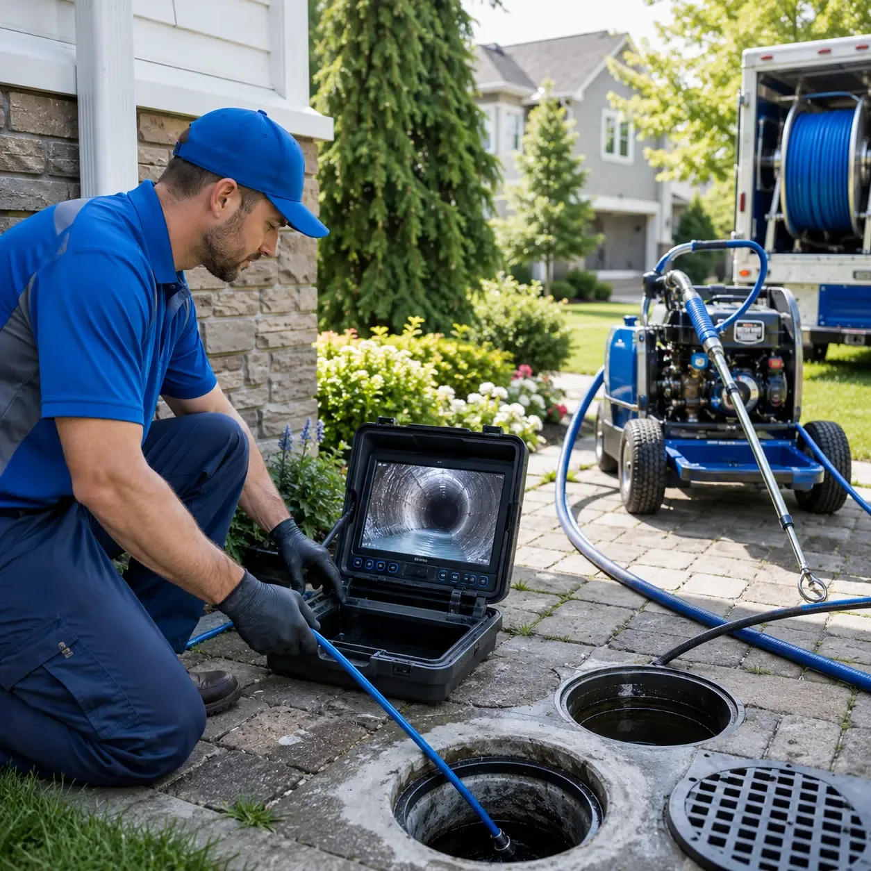 Outdoor drain cleaning professionals serving Camp Hill, PA